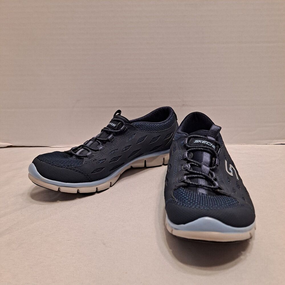 Skechers Women's Gratis Breezy City 22773 Sneakers Size 6 Lightweight Navy Blue